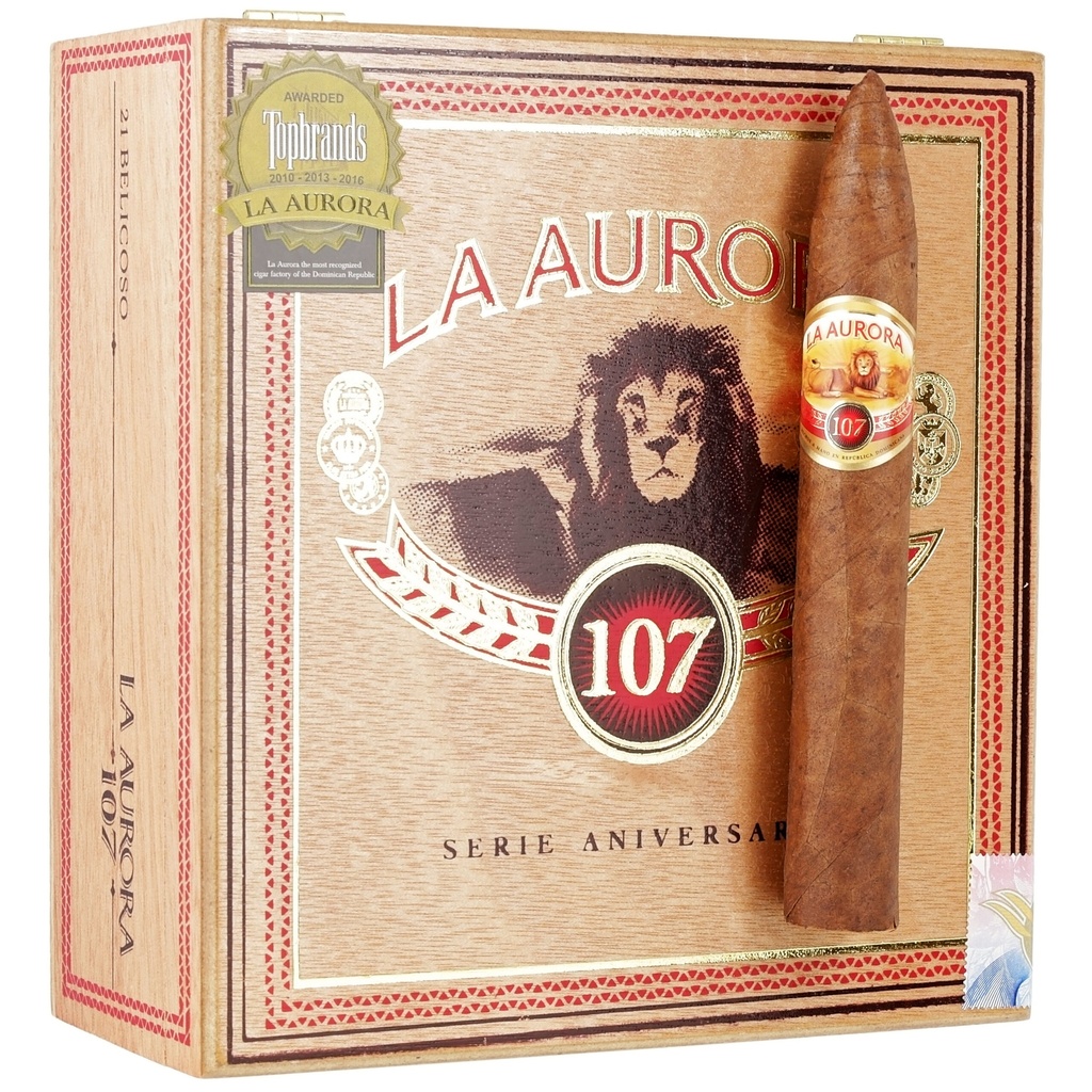 La Aurora 107 Belicoso 6"1/4 * 52