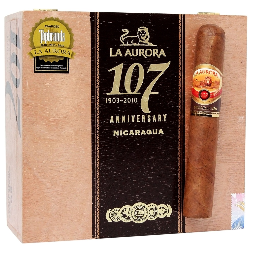 La Aurora 107 Nicaragua Gran Toro 6" * 58