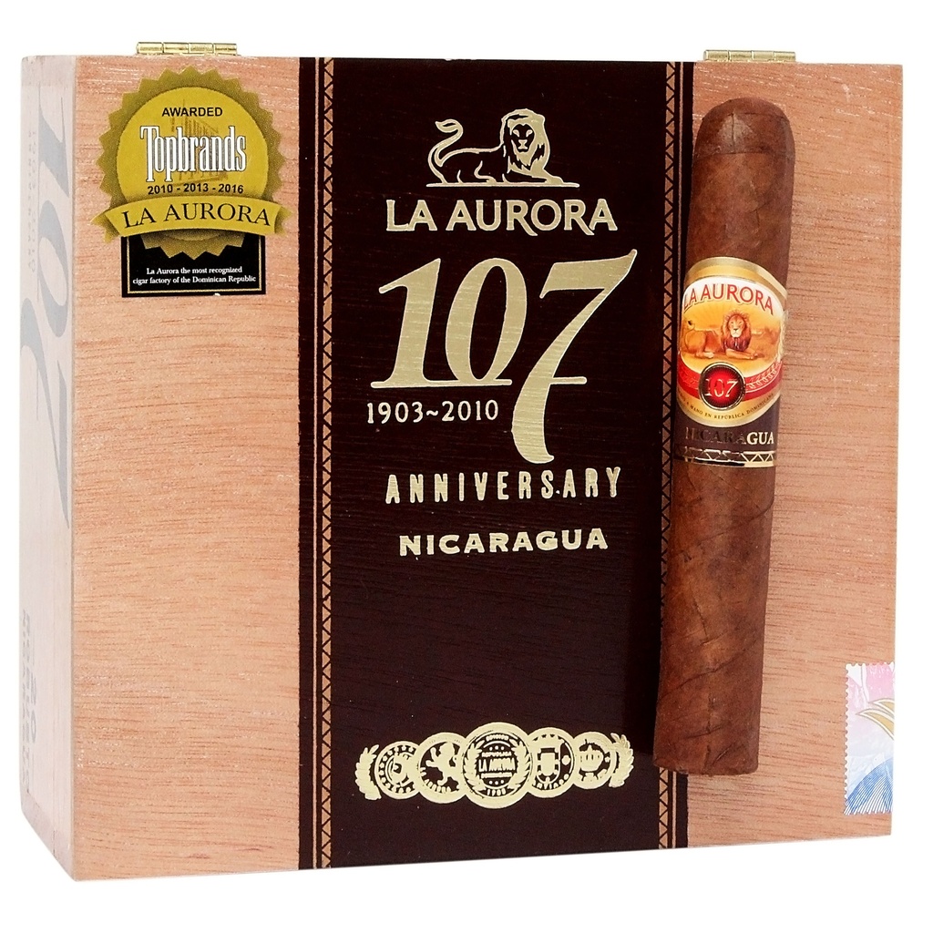 La Aurora 107 Nicaragua Robusto 5" * 50