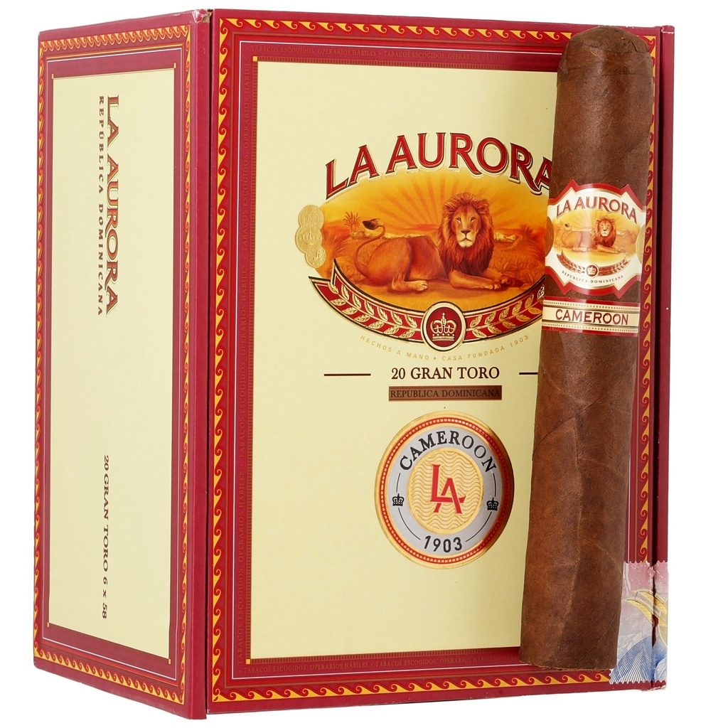 La Aurora 1903 Cameroon Gran Toro 6" * 58