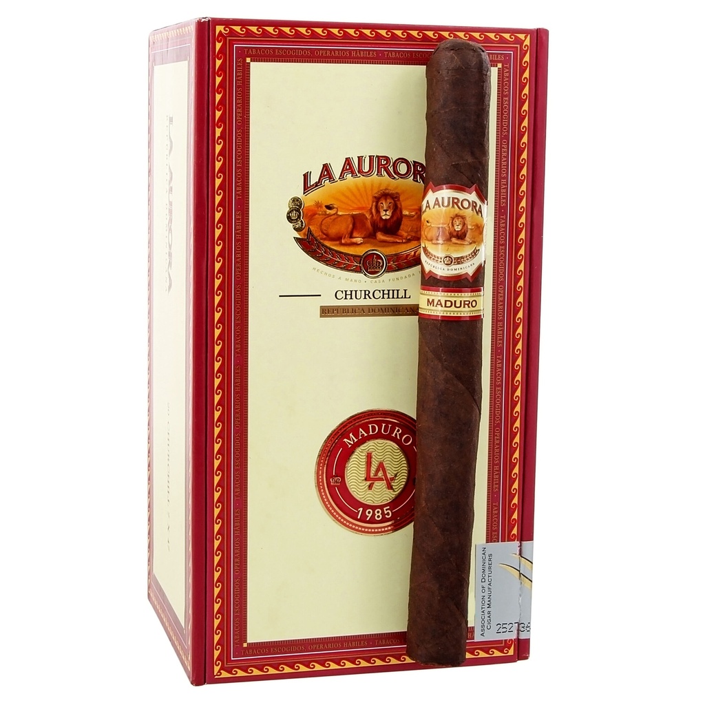 La Aurora 1985 Maduro Churchill 7" * 47