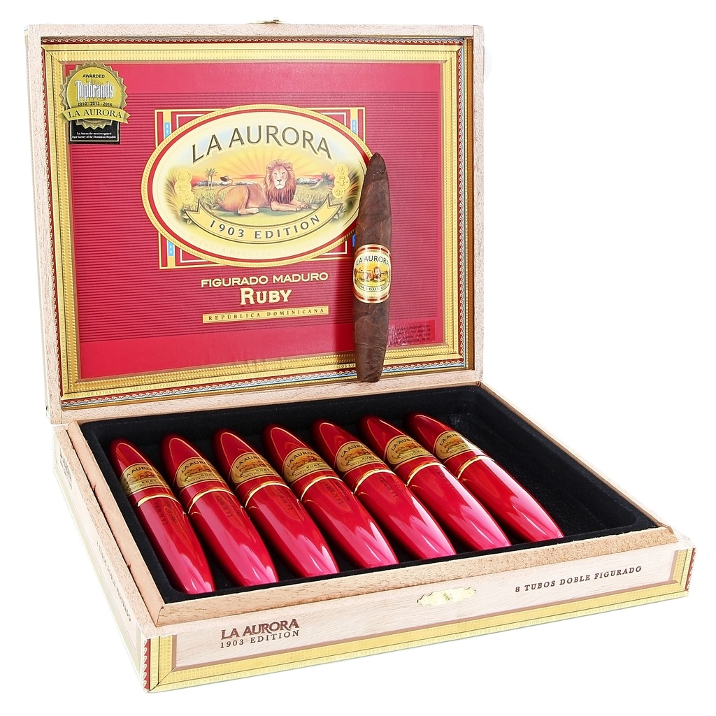 La Aurora Preferidos Maduro Ruby No. 1 6" * 58