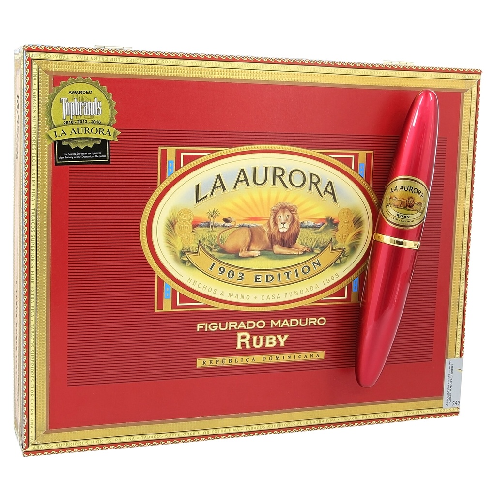 La Aurora Preferidos Maduro Ruby Tubes 5" * 54