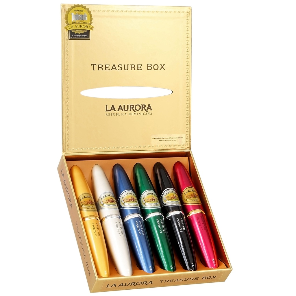 La Aurora Preferidos Treasure Box, 6-Cigar Sampler