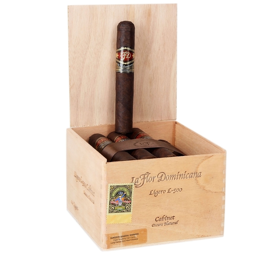 La Flor Dominicana Ligero Cabinet Oscuro L-500 5"3/4 * 60