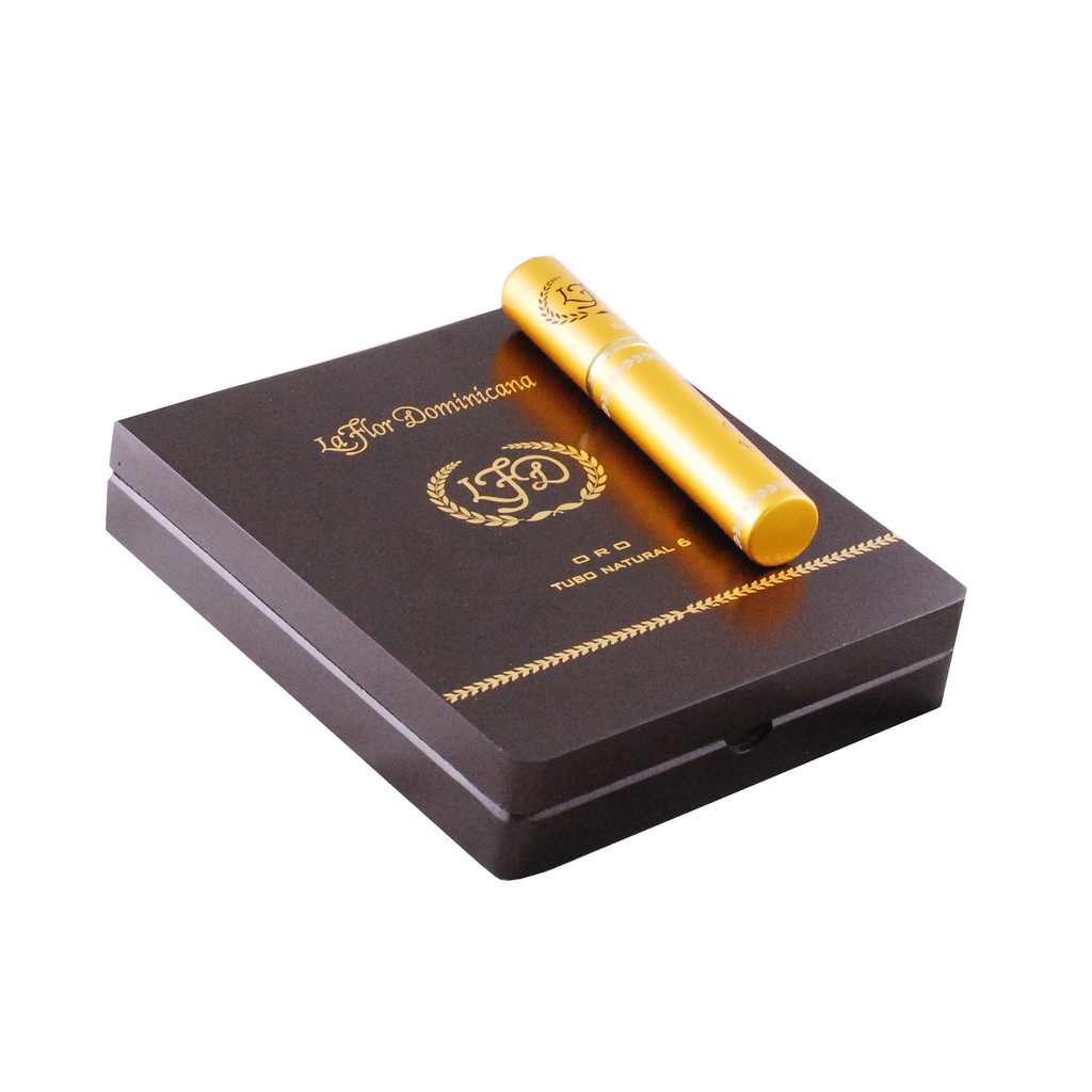 La Flor Dominicana Oro Tubo No. 6 Natural 6" *54