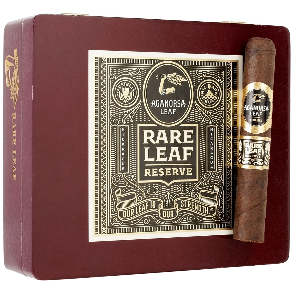 Aganorsa Leaf Rare Leaf Reserve Maduro Robusto 5"1/4 * 52