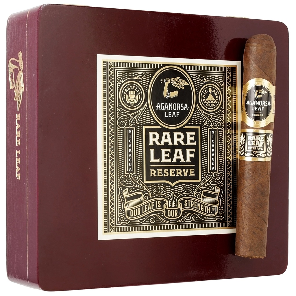 Aganorsa Leaf Rare Leaf Reserve Maduro Toro 6" * 54