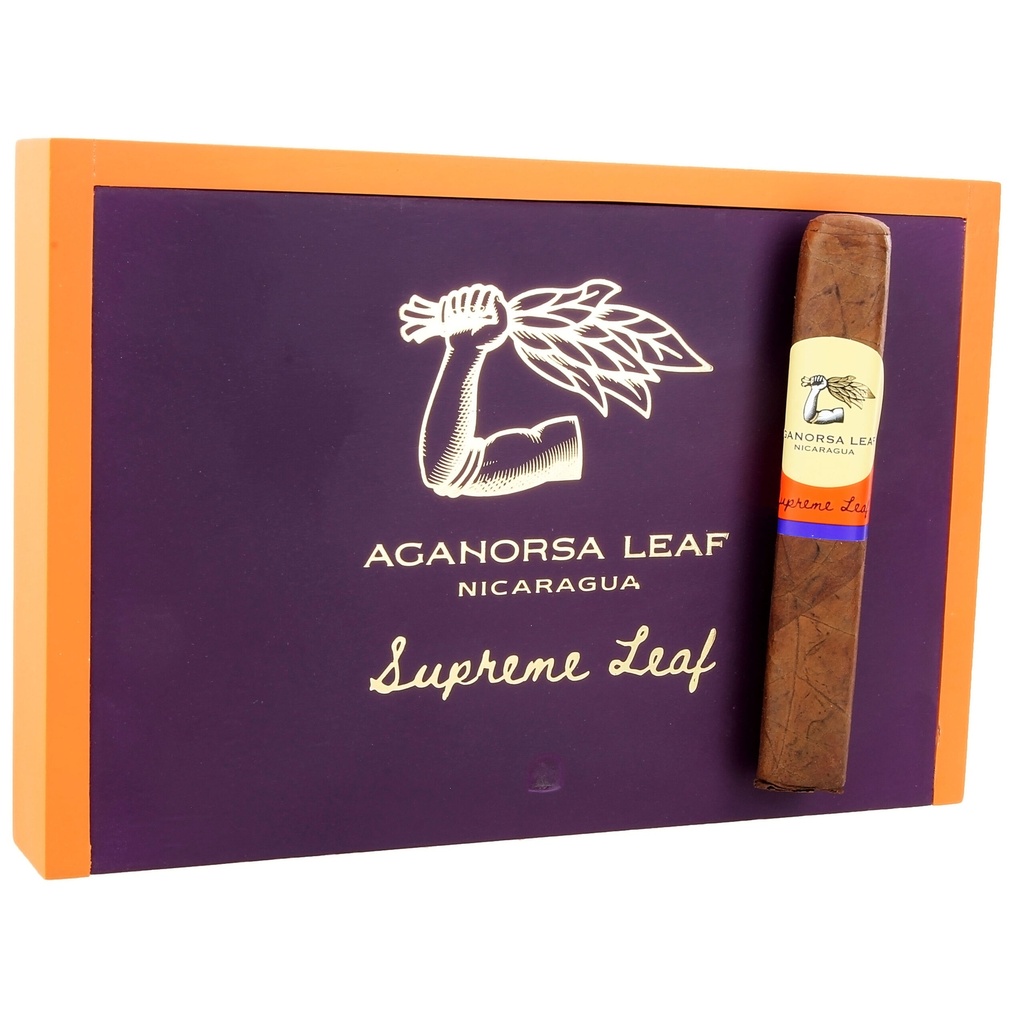 Aganorsa Leaf Supreme Leaf Robusto 5" * 54