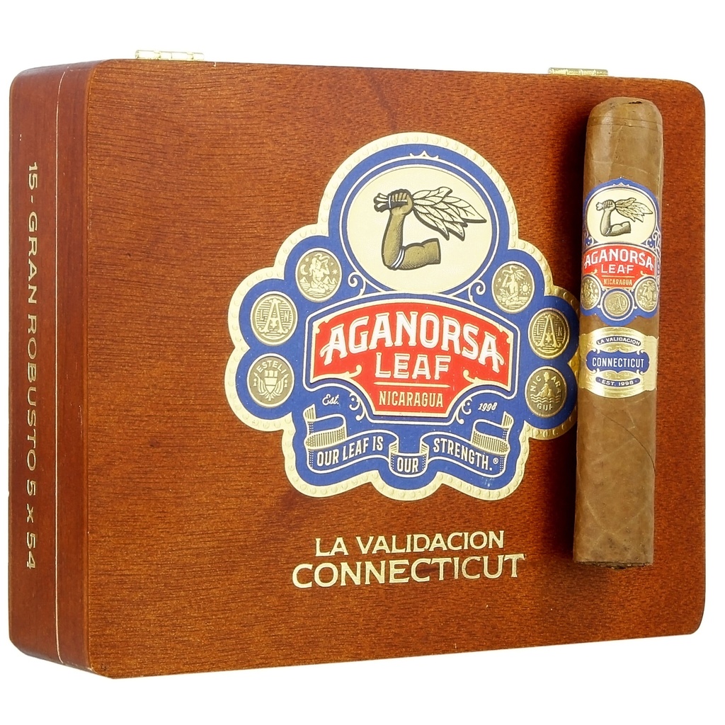 Aganorsa Leaf Validacion Connecticut Gran Robusto 5" * 54