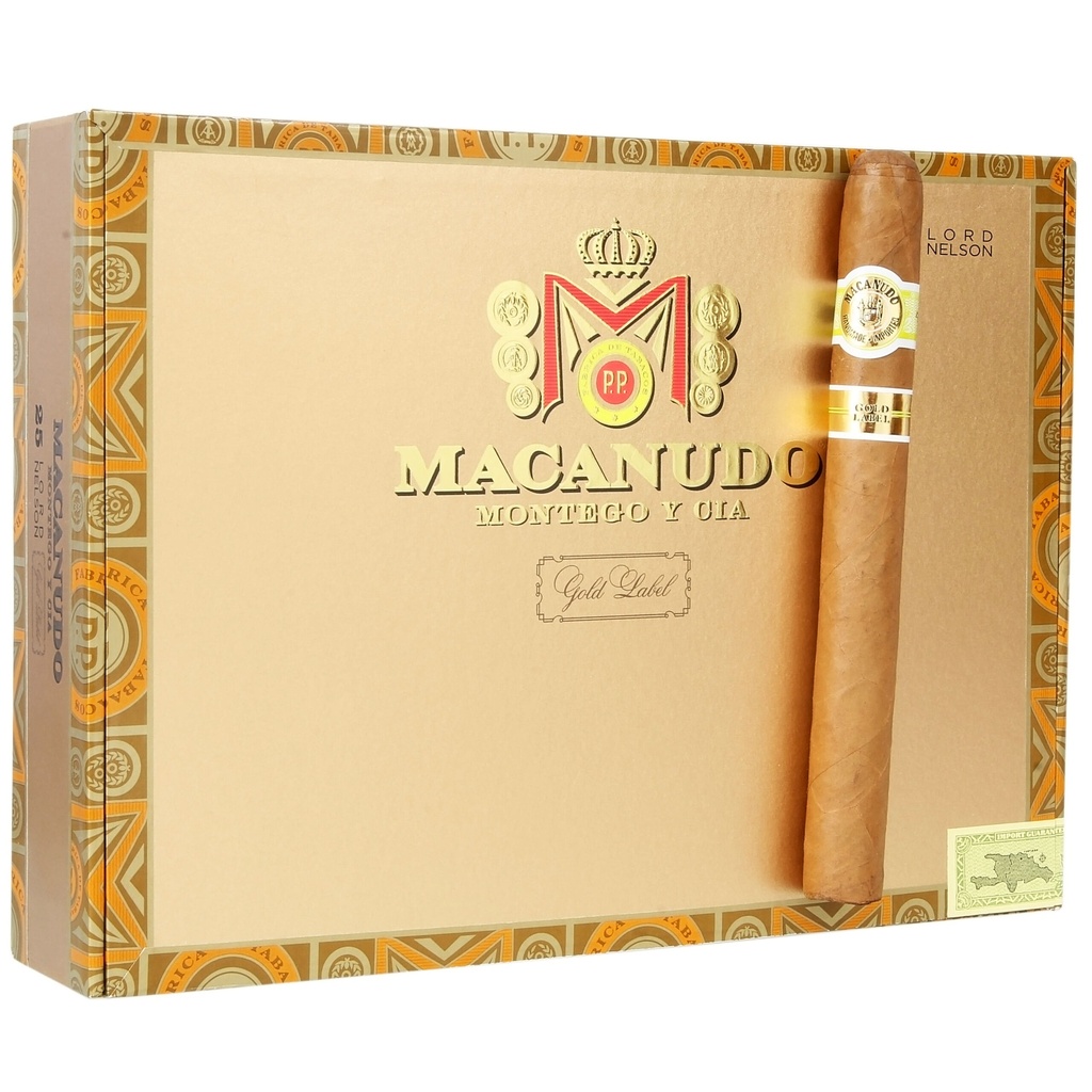 Macanudo Gold Label Lord Nelson 7" * 49