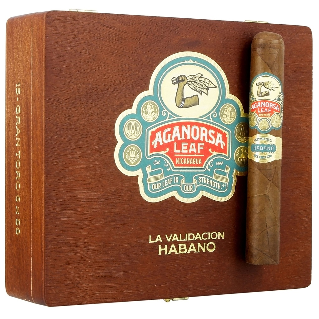 Aganorsa Leaf Validacion Habano Gran Toro 6" * 58