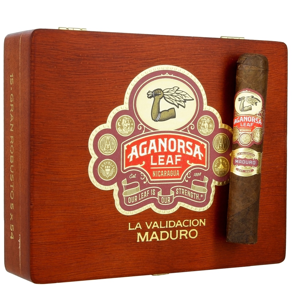 Aganorsa Leaf Validacion Maduro Gran Robusto 5" * 54