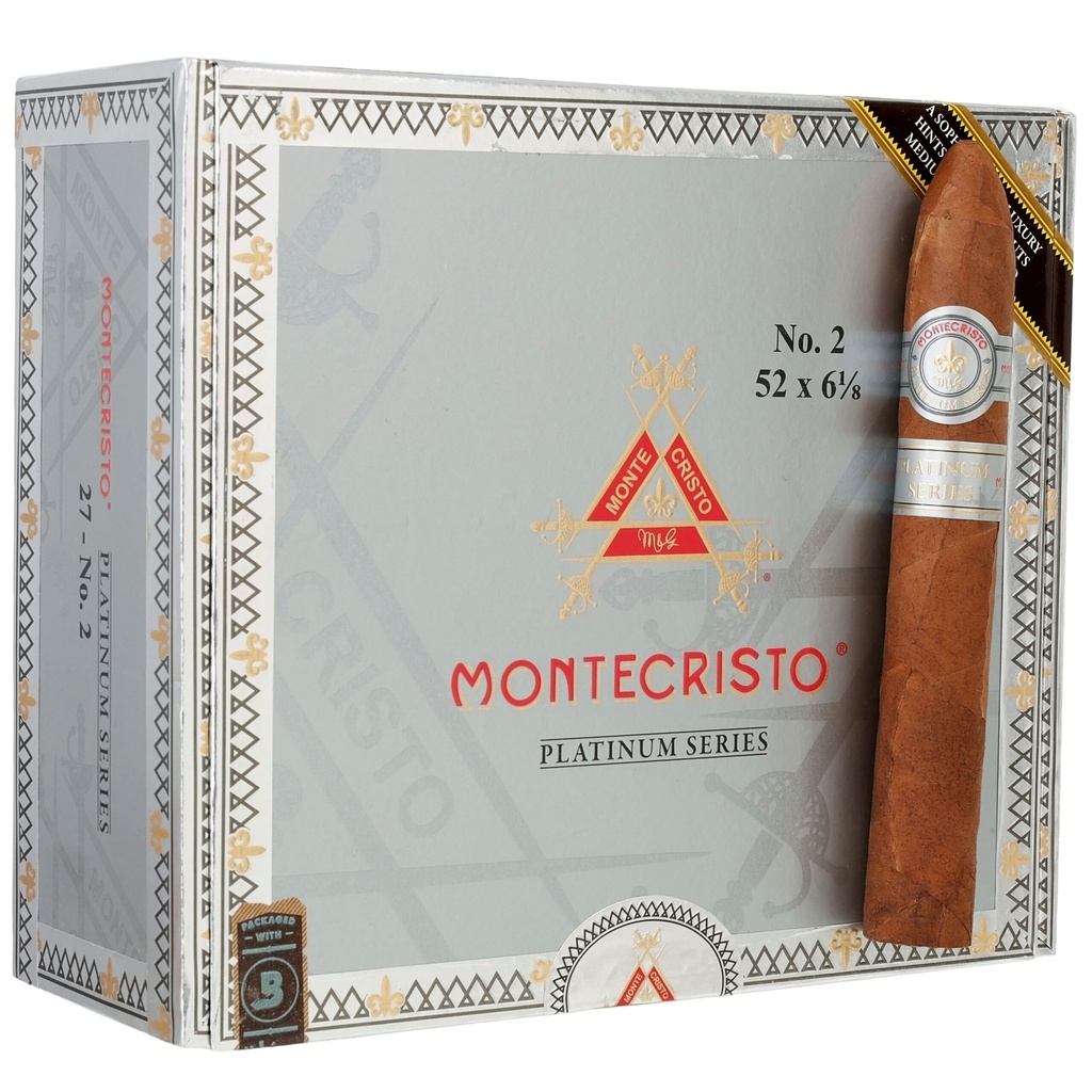 Montecristo Platinum No. 2 6"1/8 * 52