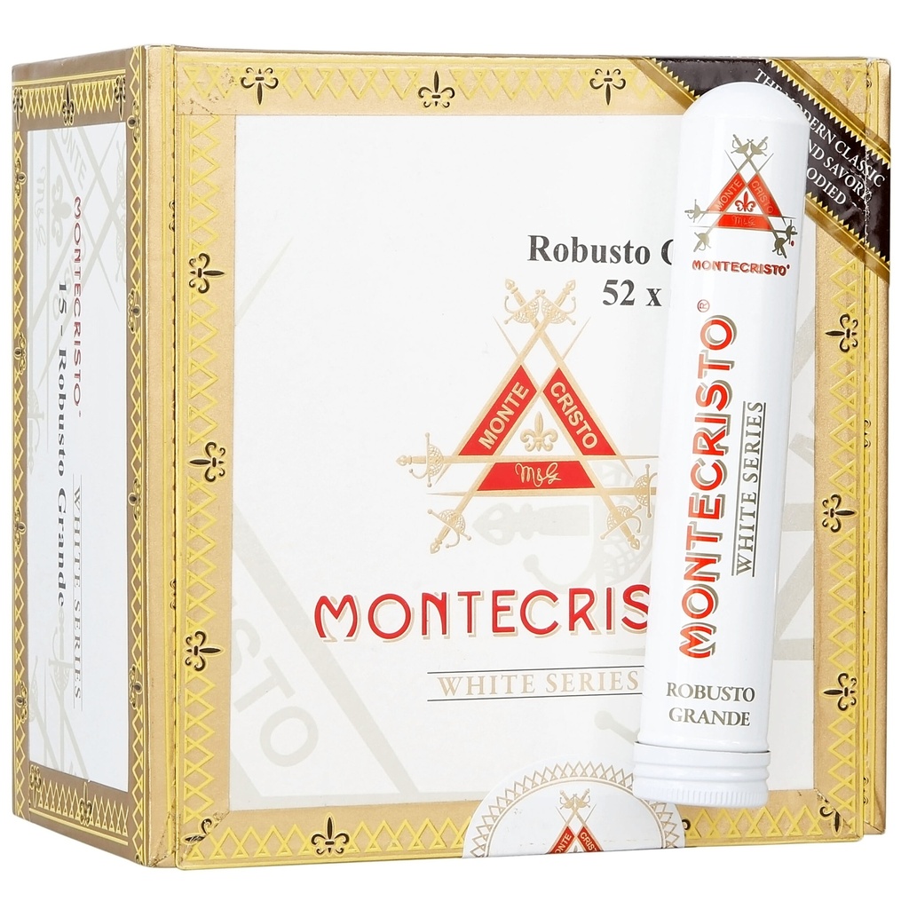 Montecristo White Robusto Grande 5" * 52