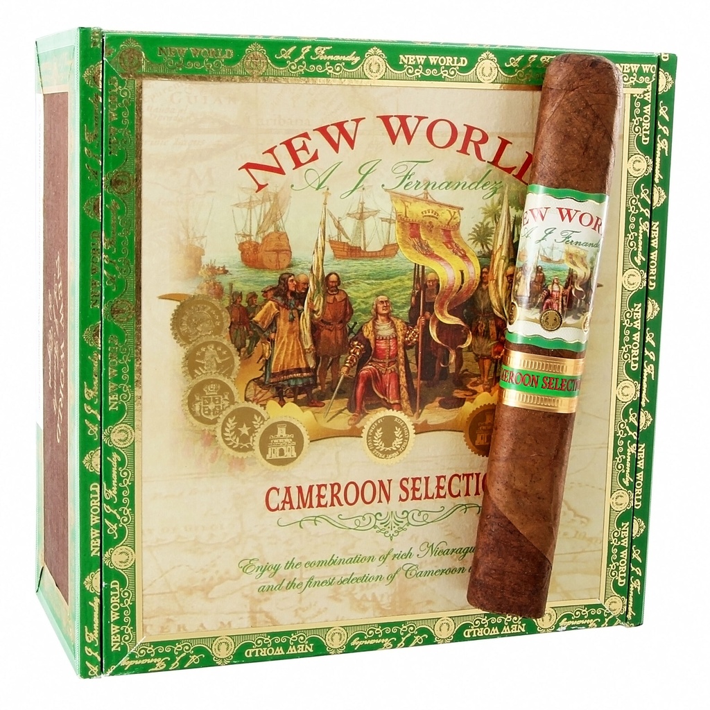 New World Cameroon Double Robusto 5"1/2 * 54