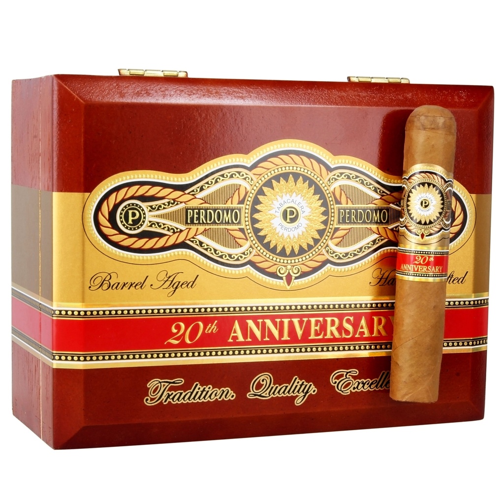 Perdomo 20th Anniversary Connecticut Robusto 5" * 56