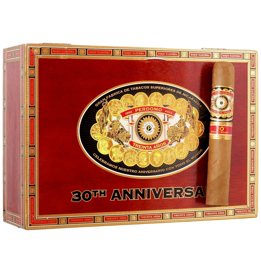 Perdomo 30th Anniversary Connecticut Gordo 6" * 60