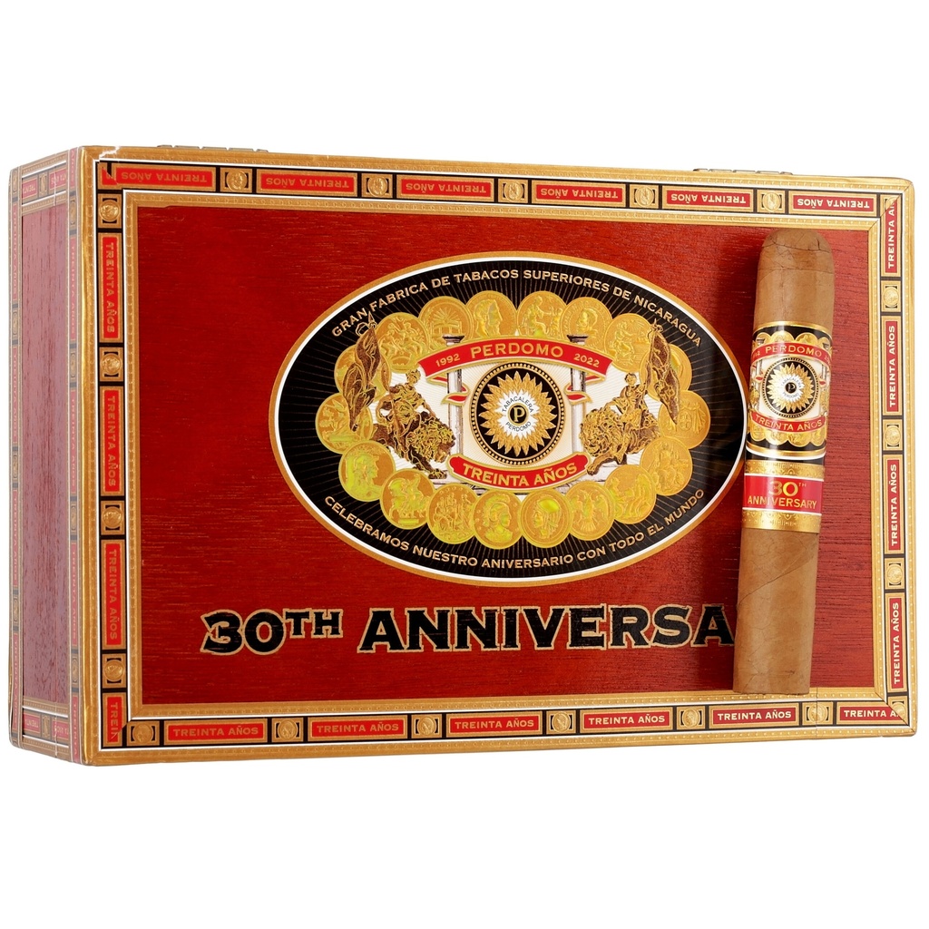 Perdomo 30th Anniversary Connecticut Robusto 5" * 54