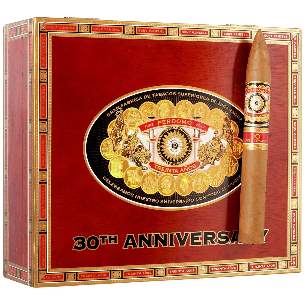 Perdomo 30th Anniversary Connecticut Torpedo 7" * 54