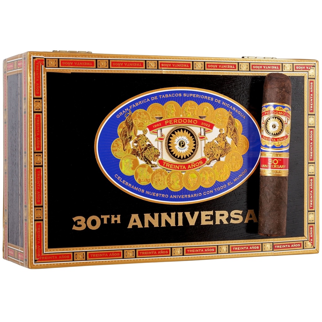 Perdomo 30th Anniversary Maduro Robusto 5" * 54