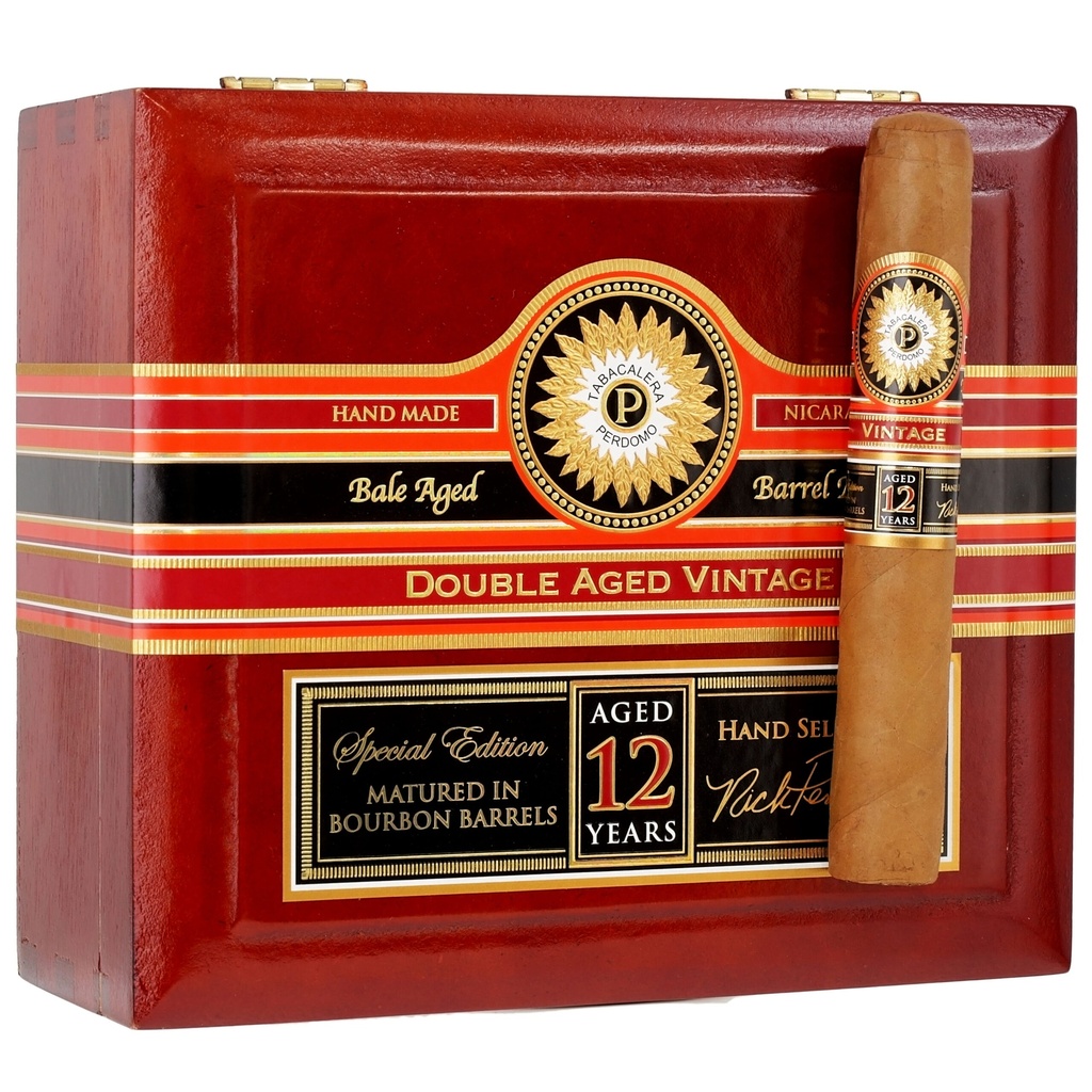 Perdomo Double Aged 12 Year Connecticut Epicure 6" * 56