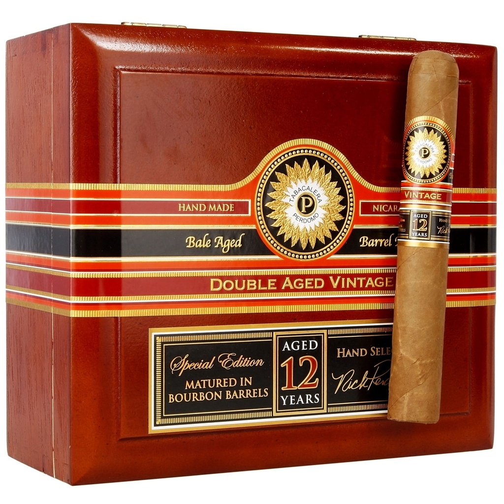 Perdomo Double Aged 12 Year Connecticut Gordo Extra 6"1/2 * 60