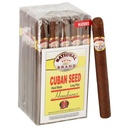 National Brand Cuban Seed Maduro Churchill 7" * 48